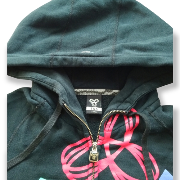 TNA aritzia womens full zip hoodie thick excellent small - Picture 2 of 6